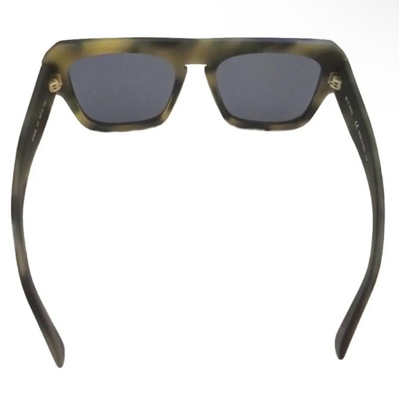 $385 Etro Navigator Sunglasses Matte Havana Gray Thick Frame Gray Lens Italy - Picture 7 of 13